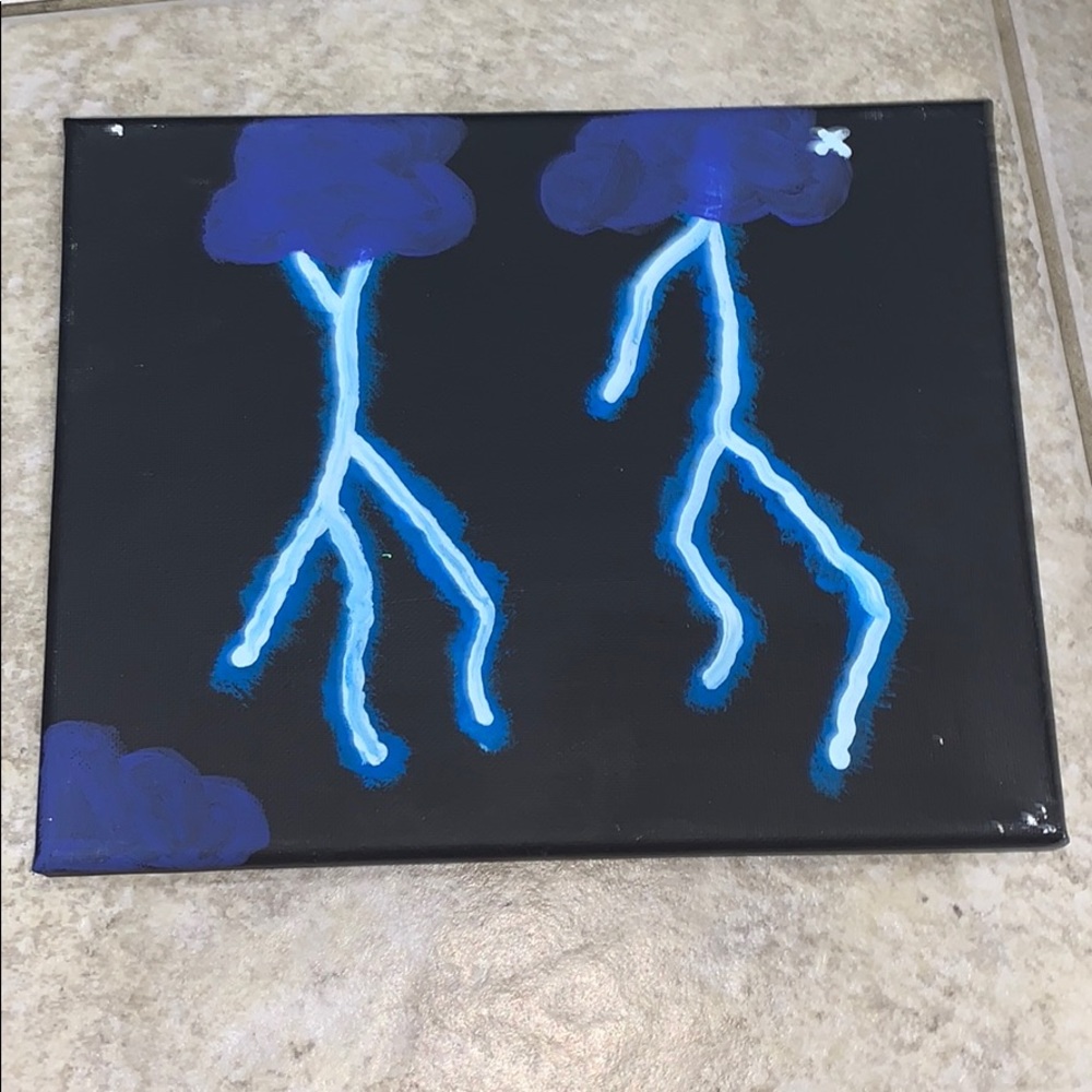Painted wall art